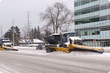 Does a Construction Site Require Salting & Snow Plowing Services?